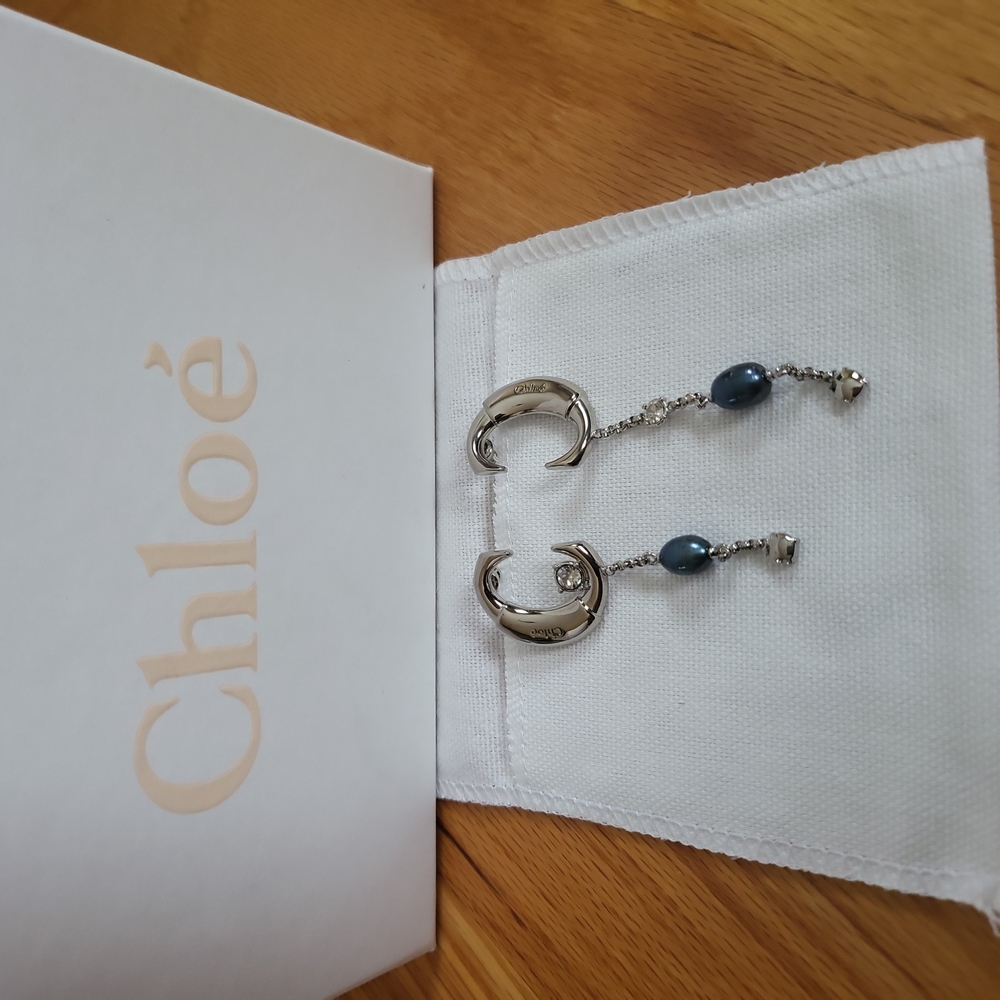 Chloé Darcy Asymmetrical earrings